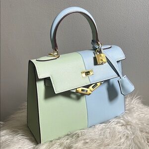 Blue, green Kelly dupe